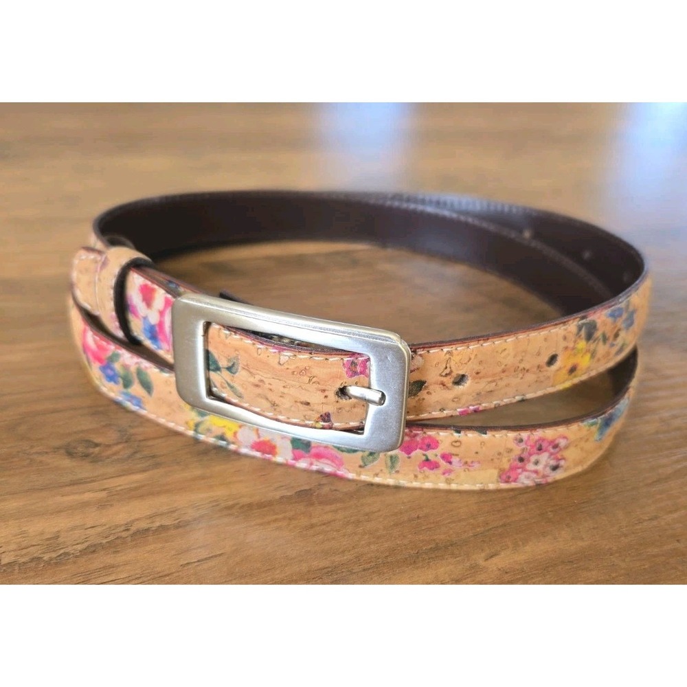 Cortica Genuine Leather Floral/Butterly Design Ladies Belt Thin M 30-37 Portugal